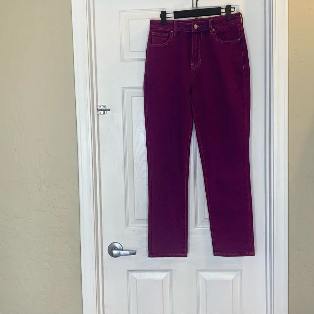 PacSun Mom Jeans Size 25 Magenta Color